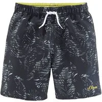 s.Oliver Badeshorts Blade Kids mit kontrastfarbenem Detail