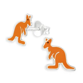 K?nguru Kinder Ohrringe aus 925 Silber