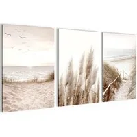 Novart Wandbild Wandbilder Boho Wohnzimmer Schlafzimmer Landhaus Deko, Boho