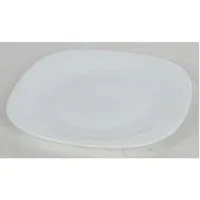 Bormioli Rocco Teller 24x Teller Weiß Flach Servierplatte Essen Speisen Untersetzer Geschirr