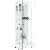 fif möbel Vitrine OPTIMA Standvitrine, Vitrinenschrank, Glasvitrine, Sammlervitrine, LED