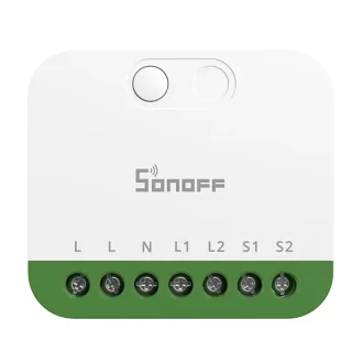SONOFF MINI-2GS MINI DUO 2-Gang Matter Over WiFi Smart Switch Dual Load Control Detach Relay Mode Compatible Alexa Apple