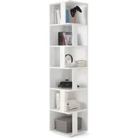 BEGA OFFICE Eckregal Corner Shelf, mit 6 offenen Fächer, 37,5x37,5x186 cm