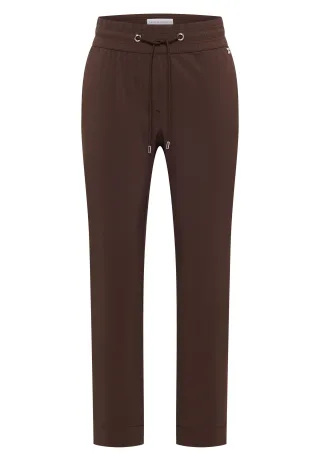 CECIL - 7/8 Mid Waist Slim Leg Hose im Casual Fit brown cacao - Gr. - 7