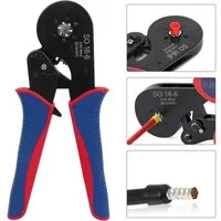 OSTWOLKE Crimpzange mit 1200tlg 0,08-16mm² Aderendhülsen Set Aderendhülsenzange Presszange