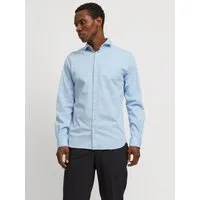 Jack & Jones Langarmhemd JPRBLAJAXON mit Stretchanteil und stylischem Kragen unifarben, slim fit, Web, Hemdkragen, atmungsaktiv