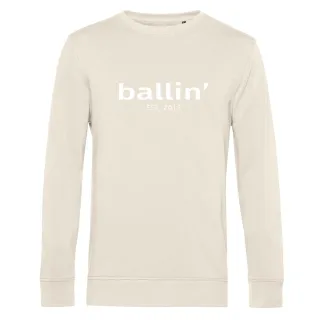 Basic Sweater von Ballin Est. 2013 in der farbe Beige und in größe M.