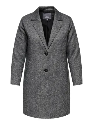 ONLY CARMAKOMA - CARSEDONA LIFE CARRIE COAT OTW Dark Grey - Gr. - 44