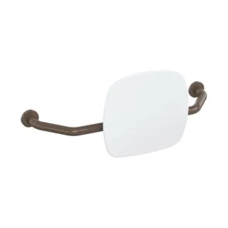 Hewi 801 Rückenstütze 801.51.917184 Wandabstand 230mm, Lehne signalweiß, umbra