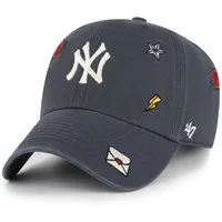 '47 Brand Baseball Cap '47 Brand Cap Multi Scatter CLEAN UP New York Yankees Navy (Basecap, Basecap, Clean Up Cap) Used-Look (Garment Wash)