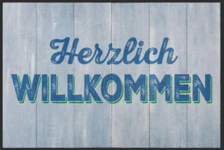 Fussmatte Willkommen 5048 | Größe: 60 cm x 45 cm