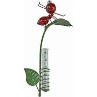 Holzwurm GmbH Dekorativer Gartenstecker „Ameise“ – Ihr charmanter Regenmesser Regenmesser (Regenanzeige)