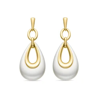 Luxenter-Ohrringe aus 18k Gelbgold - Humola