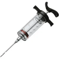 RÖSLE Marinierspritze 25058, Bratenspritze für 50 ml Fleischmarinade, Länge 22,5 cm