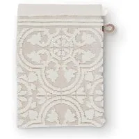 PiP Studio Waschhandschuh Tile de Pip Waschhandschuh khaki 16x22cm (1 Stück), 100% Baumwolle (225547)