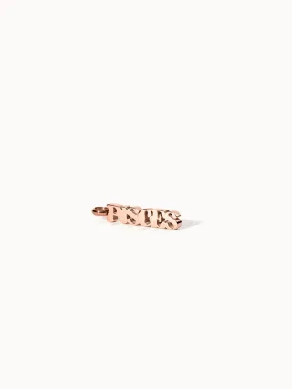 PURELEI Pisces Letter Charm