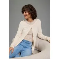 Laura Scott Strickjacke leichte Übergangsstrickjacke aus Feinstrick