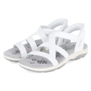 Skechers Sandalen REGGAE SLIM - Gr. 41 - Weiß - Textil & Synthetik