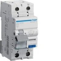 Fehlerstrom-Leitungsschutzschalter 1 Pol + Neutralleiter 6 Kiloampere B-16 Ampere 10 Milliampere, Sicherung Retail