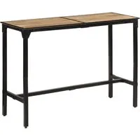vidaXL Barhocker Bartisch 150x55x107 cm Raues Massivholz (1 St)