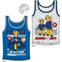 Feuerwehrmann Sam Unterhemd 2er Pack mit Feuerwehrmann Sam Motiven