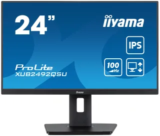 iiyama ProLite XUB2492QSU-B1 Monitor 60.5cm (23.8") WQHD | xub2492qsu-b1 | IPS - 0.5ms