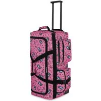 normani Reisetasche Reisetasche mit 3 Rollen 80 Liter, Trolley mit leichtläufigen Rollen