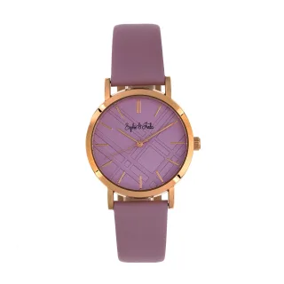 Montre à bracelet en cuir Sophie et Freda Budapest