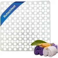 GarPet Duschmatte Duschmatte Rutschfest Antirutschmatte Dusche Badewannenmatte Weiß