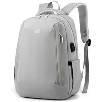 Rebel Rucksack Tagesrucksack Scandi Grey, Ultraleicht, Handliche Größe, Schlichtes Design, Wasserabweisend