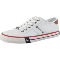 Mustang Shoes Calogero Sneaker Freizeitschuh, Halbschuh, Schnürschuh mit modischen Kontrastnähten