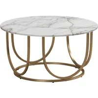 OTTO home Couchtisch Gwyneth, aus pflegeleichtem MDF, Gestell aus Metall, Höhe 41 cm