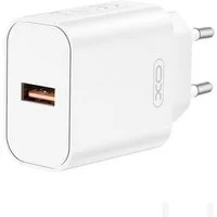 XO CE33 USB-Ladegerät (3000 mA, Einzelartikel, 18 W QC3.0, USB-A, kompakt, reisetauglich, ohne Kabel)