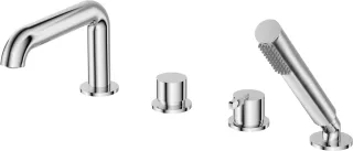 Neuesbad Serie 600 4-Loch Wannenarmatur mit Brauseset, Oberfläche: chrom NB1BQS_014M1