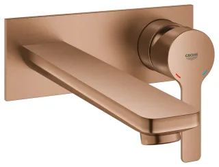 GROHE 2-Loch-Waschtisch-Wandbatterie Lineare, 23444_1 FMS warm sunset gebürstet, 23444DL1 23444DL1