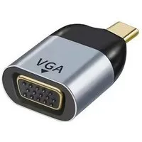 Bolwins F29 USB-C VGA Adapter Kabel 3D 1080p für TV PC Laptop Tablet Handy Audio- & Video-Adapter USB-C zu VGA, 0 cm, USB-C auf VGA Adapter, Full HD 1080p@60Hz