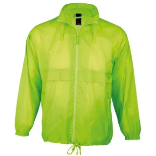 SOLS - "Surf" Windjacke für Herren/Damen Unisex (Neon Lindgrün)
