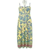 YOEK Midikleid Damen Kleid ärmellos
