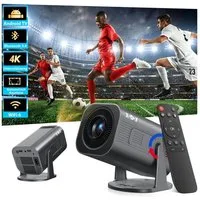 XGODY 2026 Neu Tragbarer Projektor Gimbal 3Pro 4K Android 14 Wifi6 BT 5.4 Mini-Beamer (260 lm, 1500:1, 3840 x 2160 px, Android 14 OS mit App-Store, Youtube, Netflix, Prime Video etc)