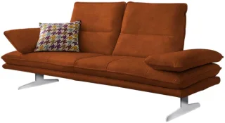 W.SCHILLIG 2-Sitzer "broadway, Designsofa mit tollem Sitzkomfort" Sitztiefenverstellung, Kopfteil- & Seitenteilverstellung, Breite 216cm