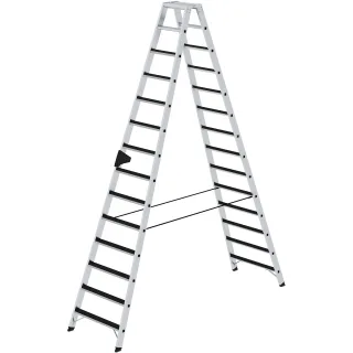 Munk Stufen-Stehleiter beidseitig begehbar mit clip-step - 041614