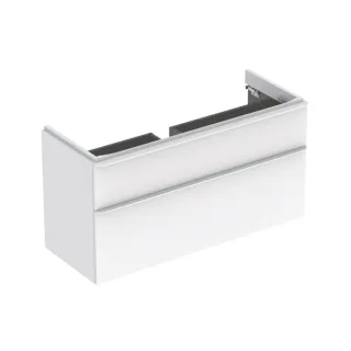 Geberit Smyle Square Unterschrank für Waschtisch, m. 2 Schubladen 118,4x61,7x47cm, weiß, 500355001 500355001