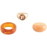 Next Fingerring Set mit Ringen, Kunstharz (1-tlg)