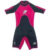 F2 Neoprenanzug F2 Junior Neopren Anzug Shark Shorty Kurz 4 yrs Pink