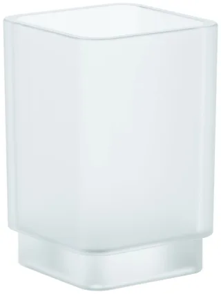 Grohe Kristallglas Selection Cube 40783 für Halter davinci satin weiss, 40783000 40783000