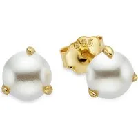 Aniston JEWELRY & WATCHES Paar Ohrstecker Schmuck Geschenk Silberohrstecker, mit Muschelkernperle (synth)