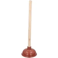 Bambelaa! Pümpel Pümpel Abfluss WC Saugglocke Abflussreiniger Rohrreiniger Holz ca 49cm