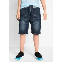 bonprix Bermudas mit elastischem Bund und Bindeband, Regular Fit, schmale Passform