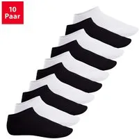Footstar Sneakersocken EVERYDAY! 10 Paar / 20 Paar Damen & Herren Sneaker Socken (10-Paar) Perfekte Passform, angenehme Nähte, verstärke Ferse & Spitze