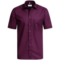 GREIFF Kurzarmhemd Greiff Corporate Hemd BASIC Herren Brombeere